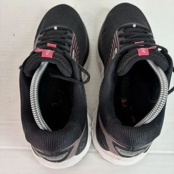 Brooks Addiction 14 Women's Running Walking Shoes Size 10.5 Black Pink B-Medium - Picture 6 of 9